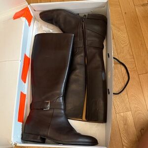 Nine West Brown Heeled Boots